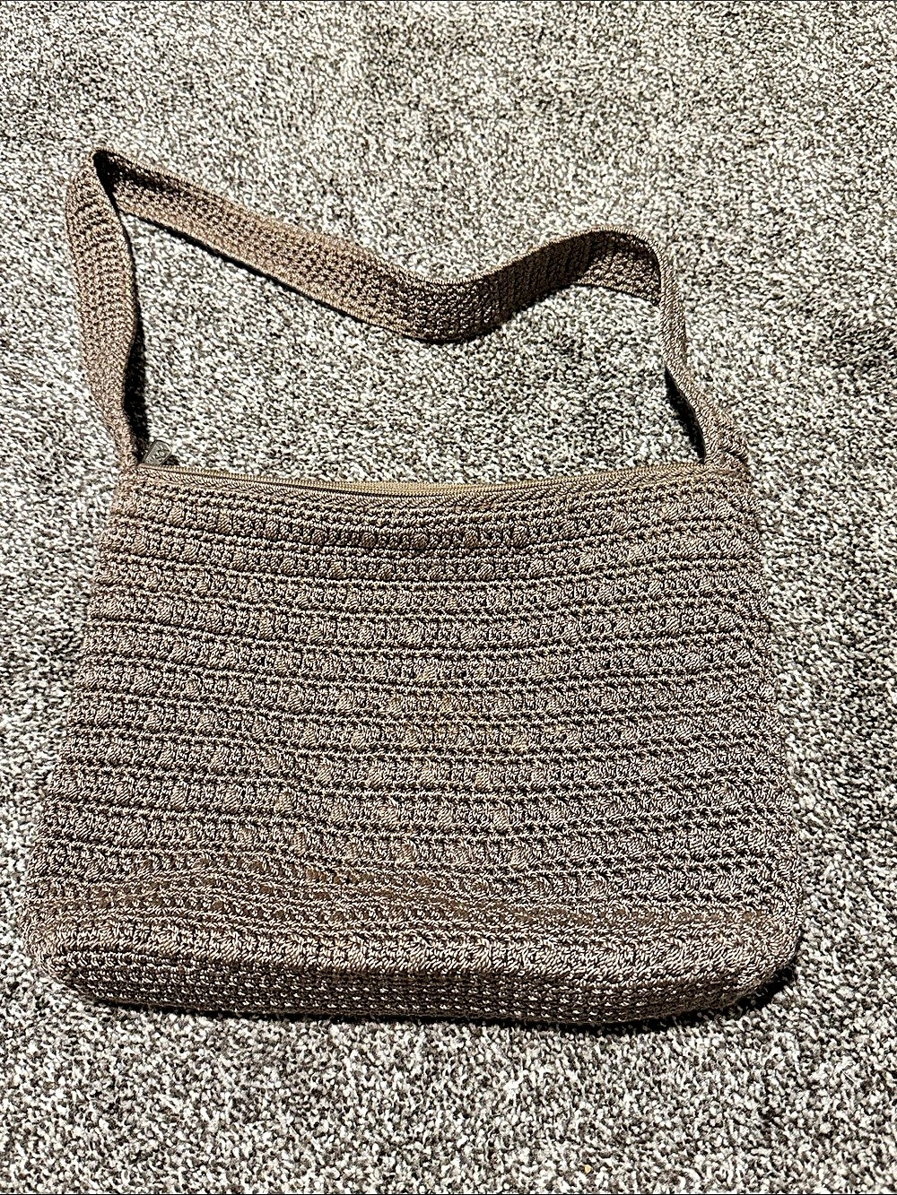 sak Woven Shoulder Bag in Brown